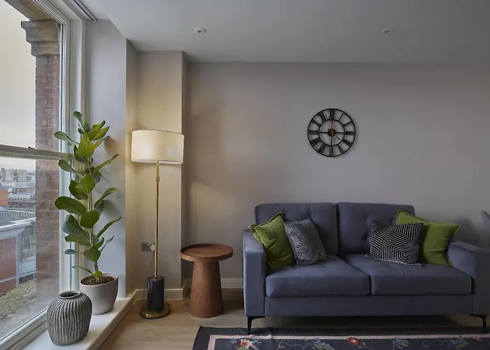 Hayy Luxury 1 Bed Apartment In Leeds City Centre Лідс