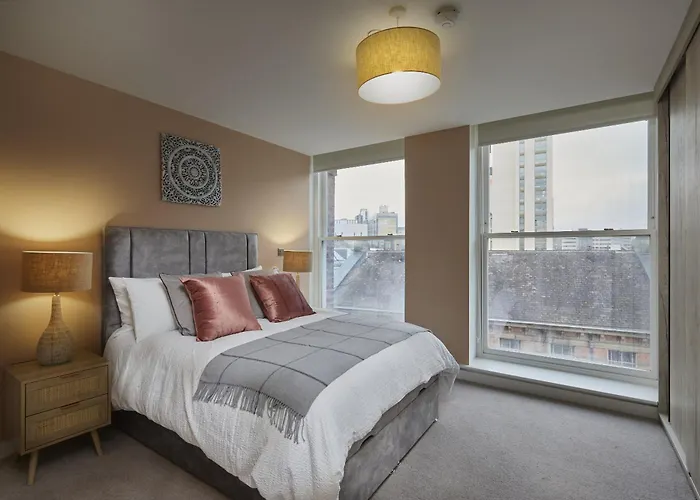 アパートホテル Hayy Luxury 1 Bed Apartment In Leeds City Centre リーズ